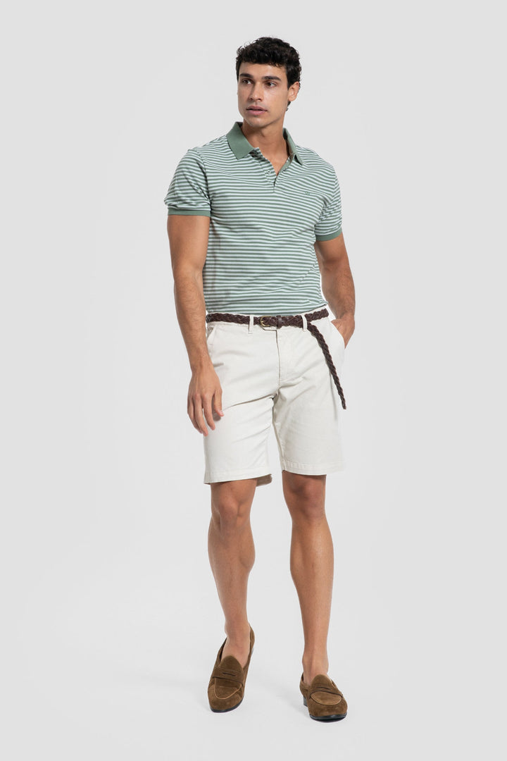 Polo Rayas Menta