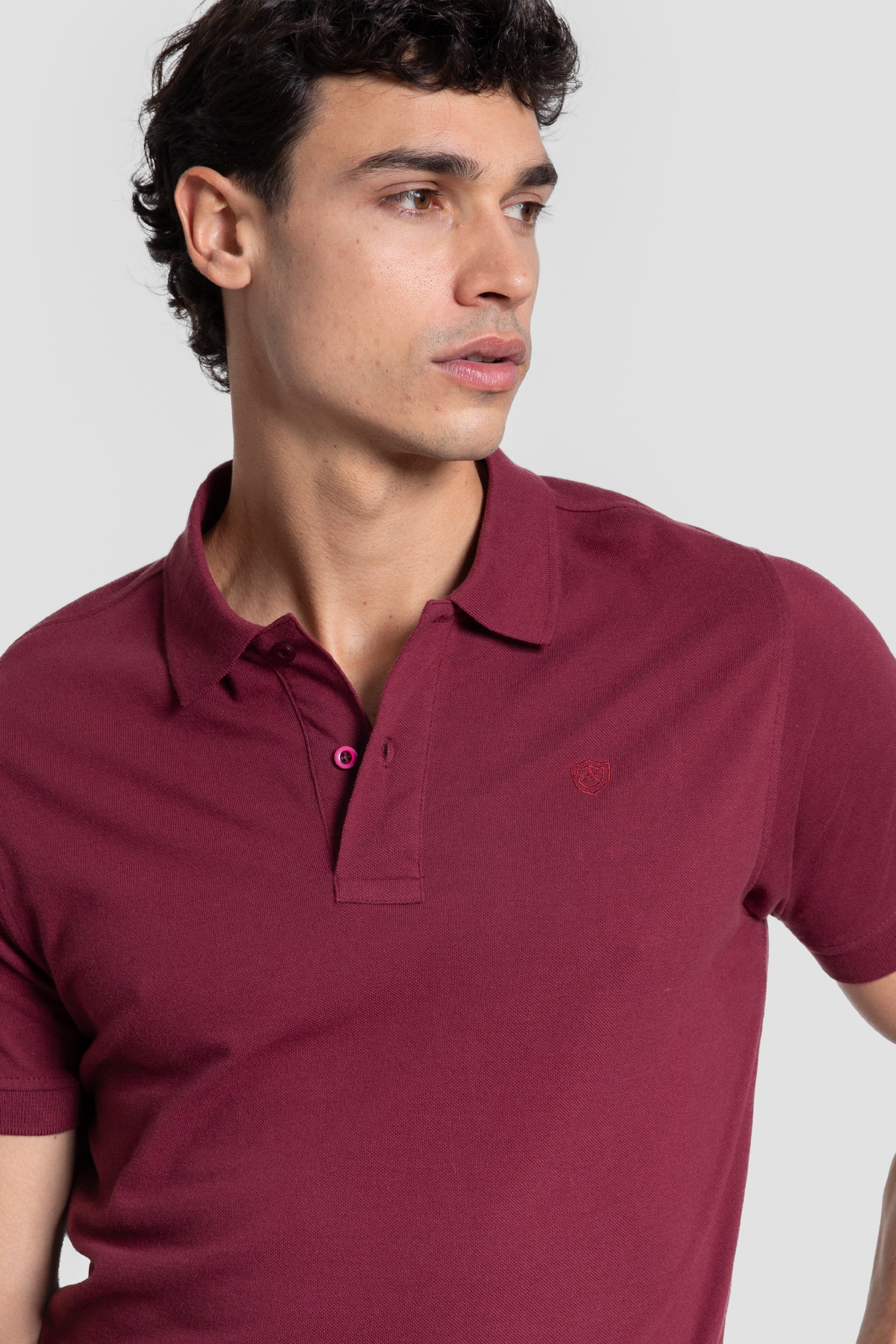 Polo Básico Burdeos