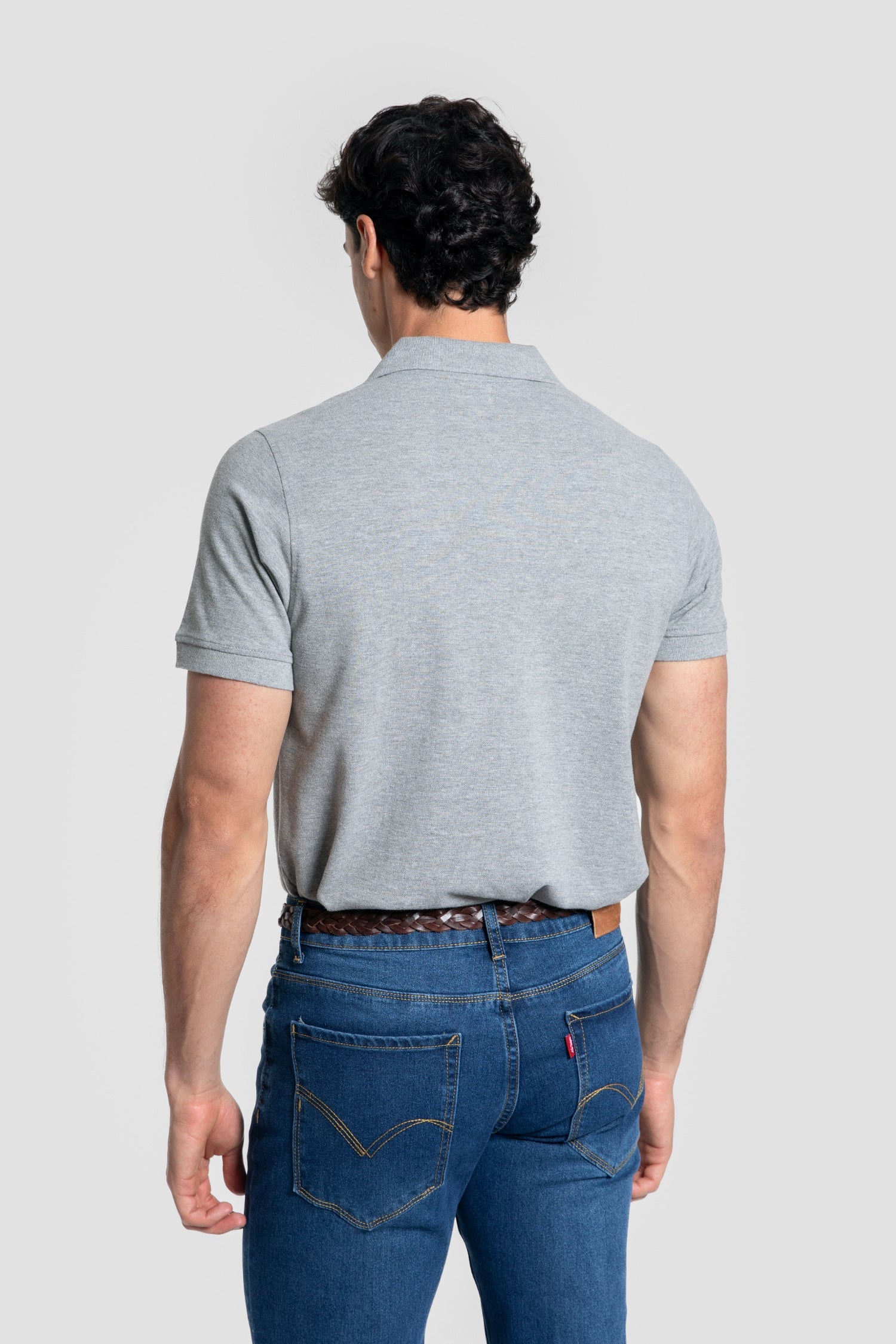 Polo Básico Gris