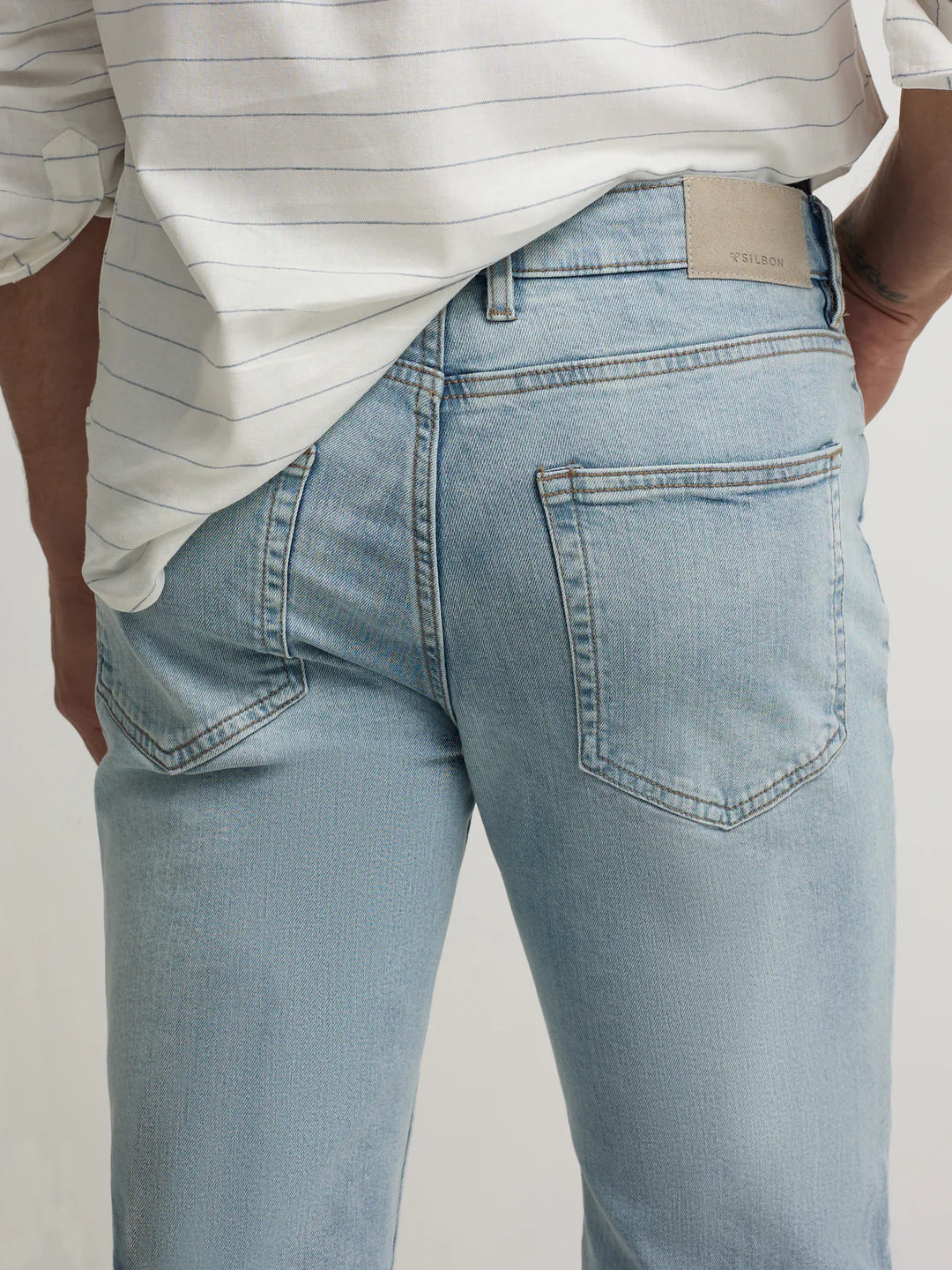 PANTALÓN SPORT DENIM SILBON - AZUL CLARO