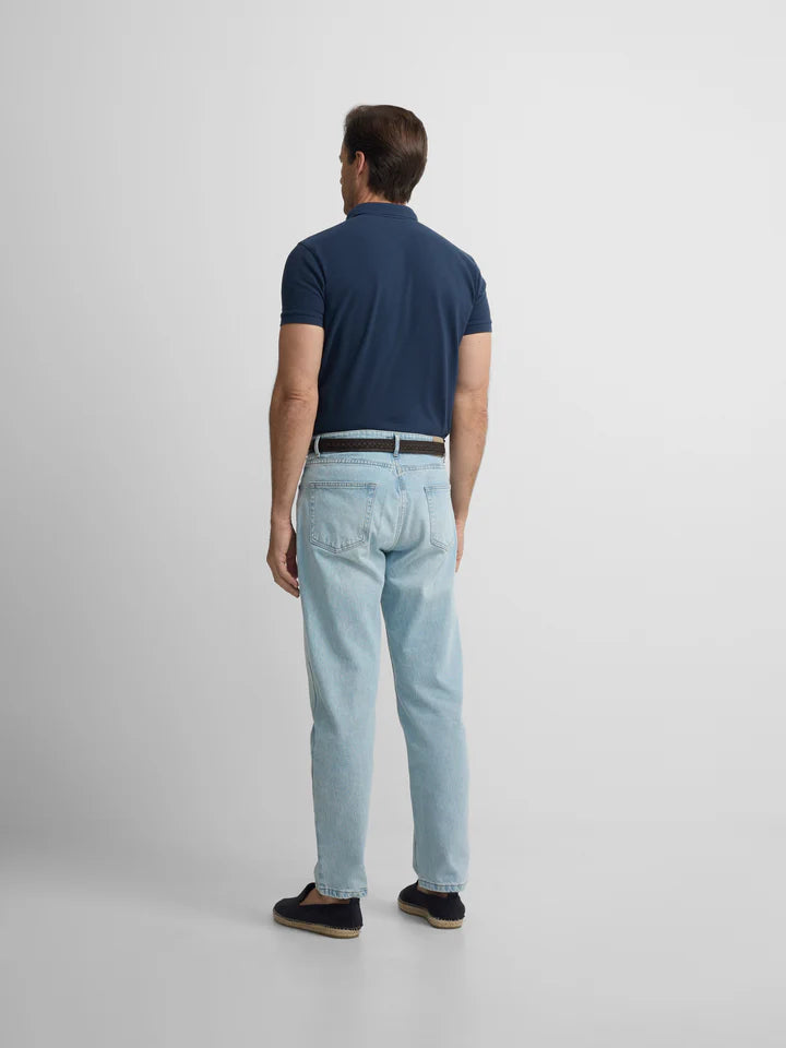 POLO CLASICO SILBON - MARINO