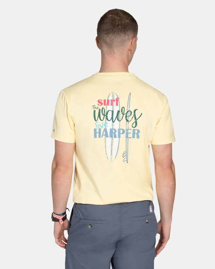 CAMISETA HARPER LIVE - AMARILLO