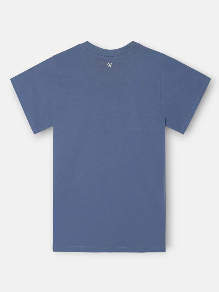 CAMISETA SILBON VINTAGE - AZUL INDIGO