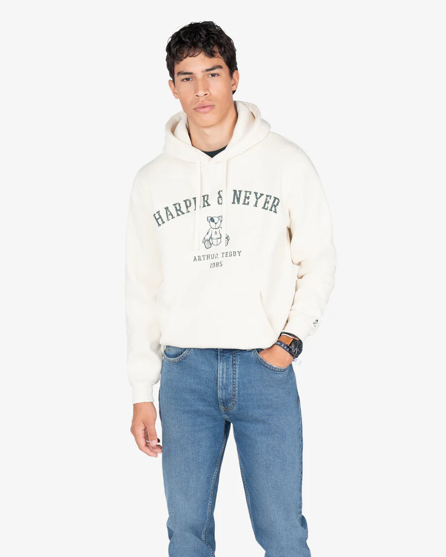 SUDADERA HARPER MANCHESTER - hueso