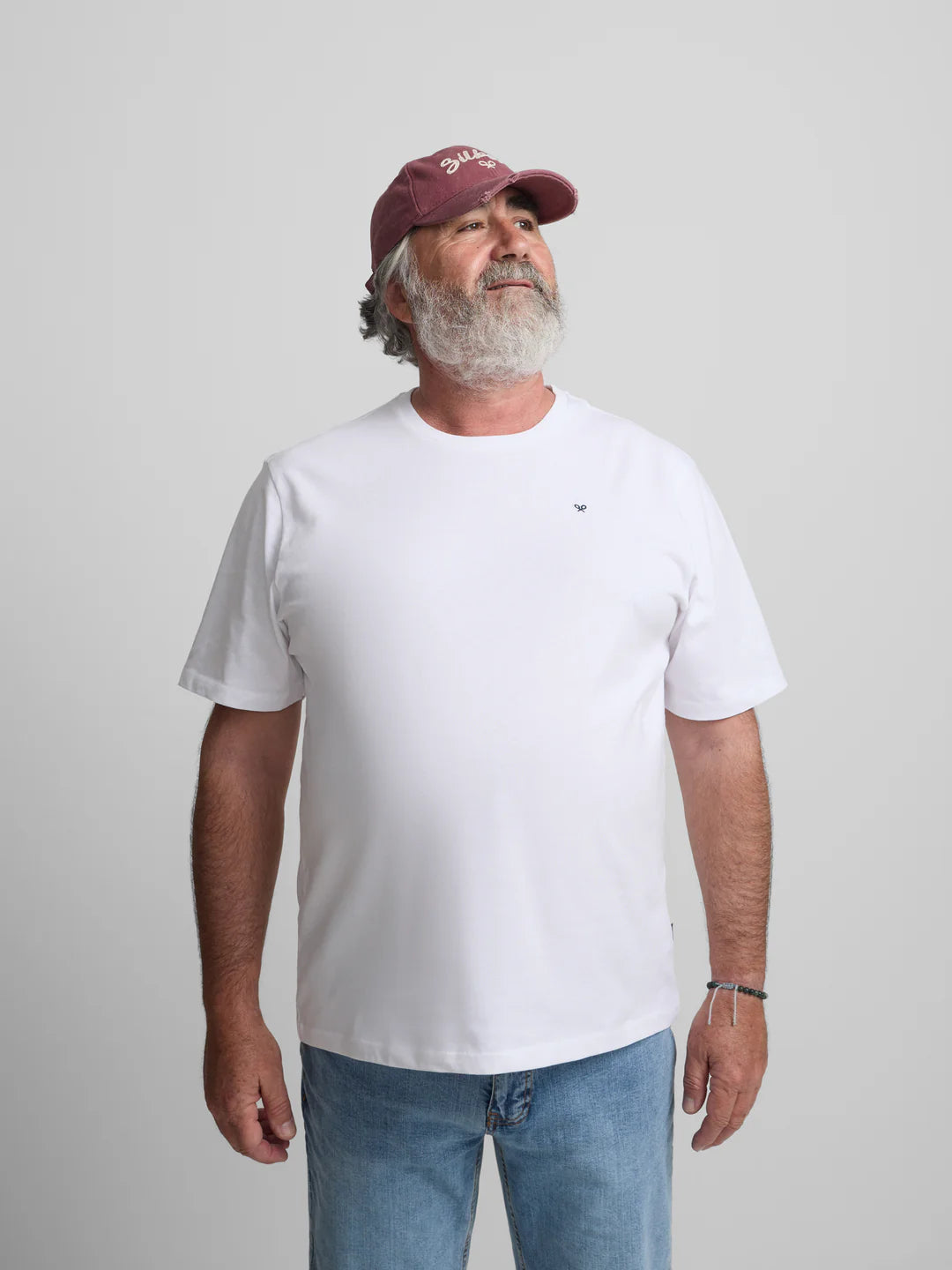 CAMISETA SILBON MINILOGO - BLANCO