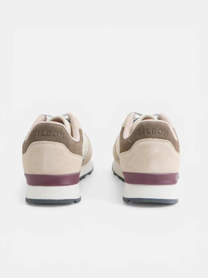 ZAPATILLA RUNNING SILBON - BEIGE