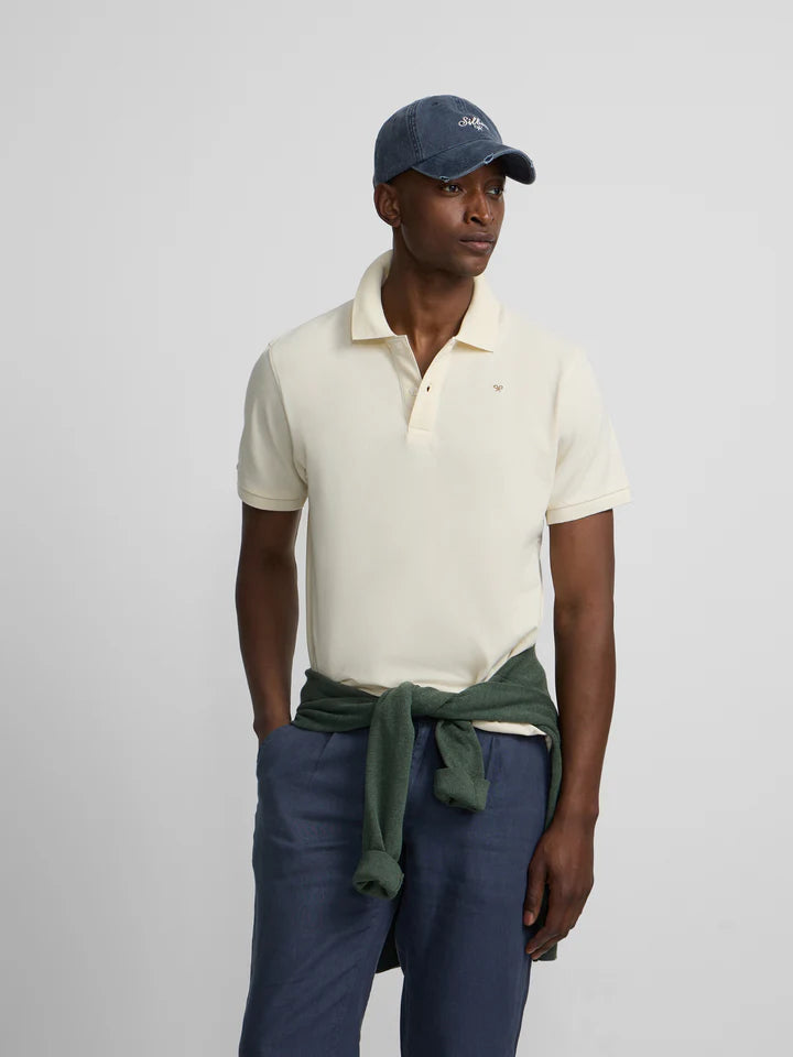 POLO CLASICO SILBON - CREMA