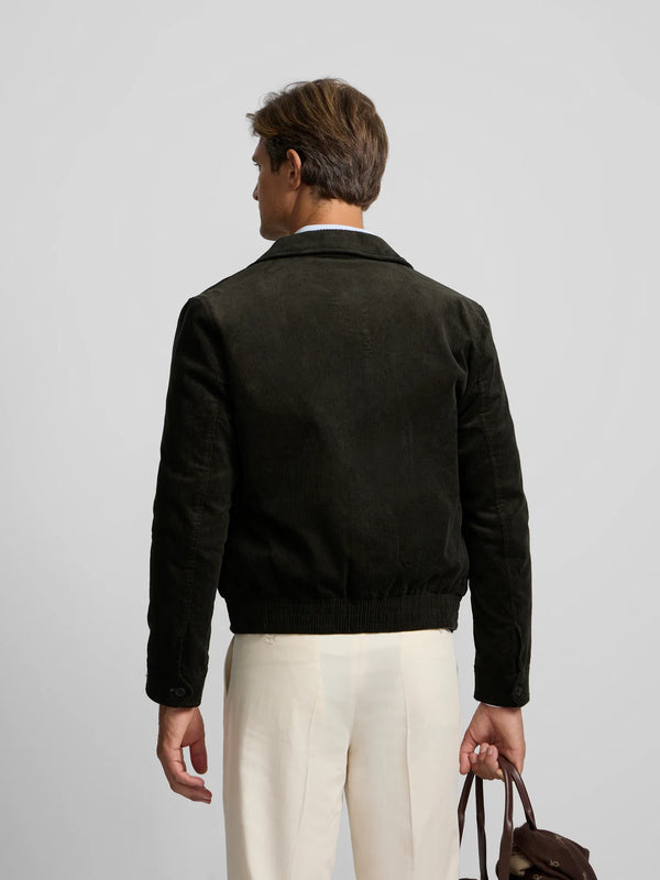 CHAQUETA SILBON PANA - VERDE