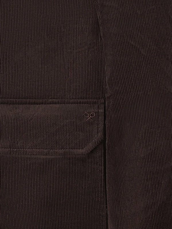 CHAQUETA SILBON PANA - MARRON