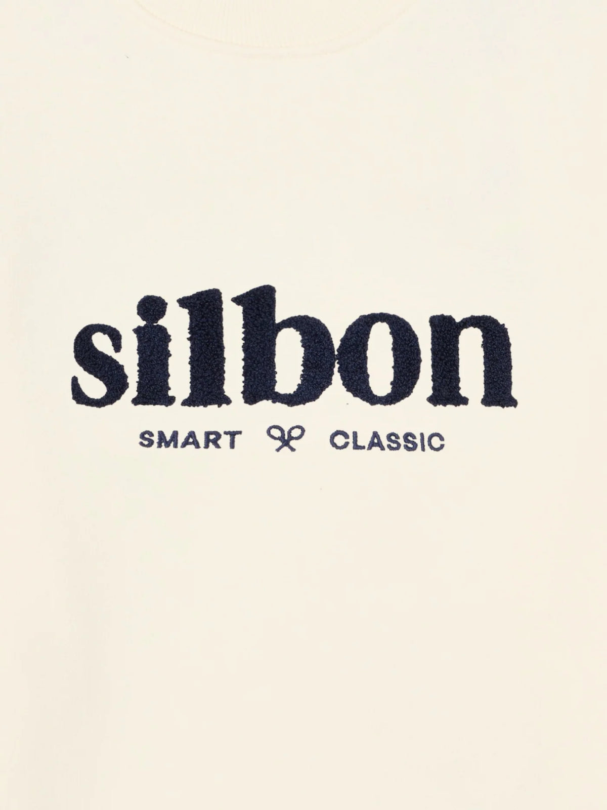 SUDADERA SILBON SMART CLASSIC - CREMA