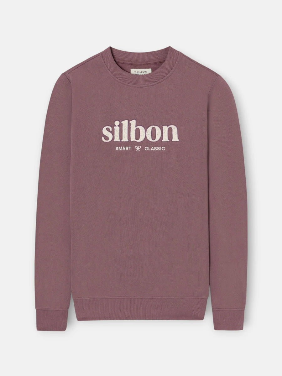 SUDADERA SILBON SMART CLASSIC - BURDEOS