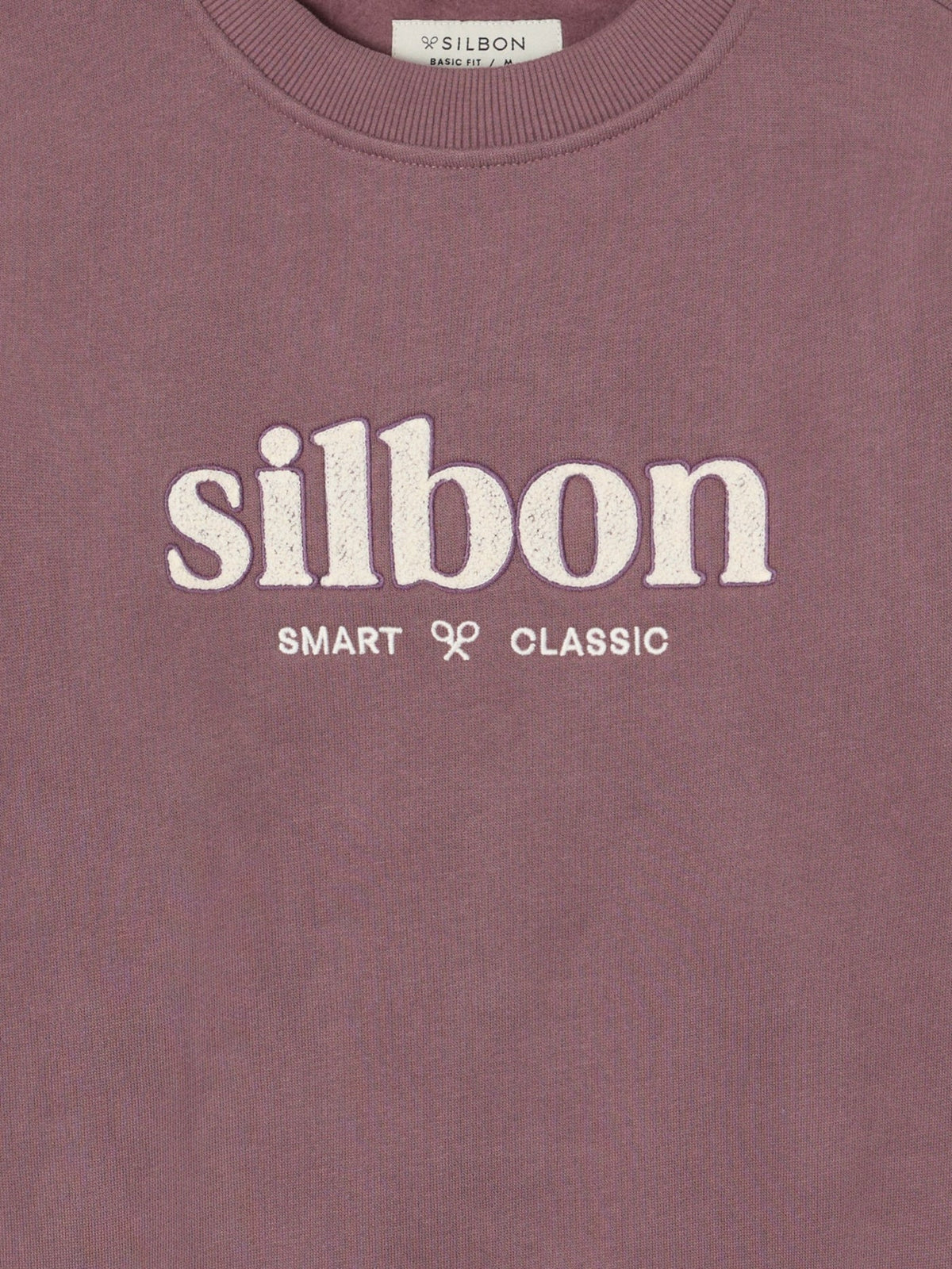 SUDADERA SILBON SMART CLASSIC - BURDEOS