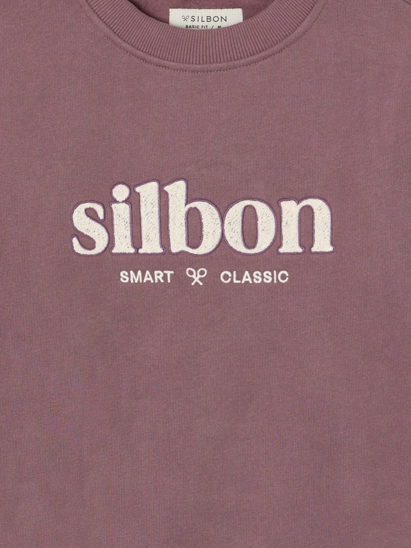 SUDADERA SILBON SMART CLASSIC - BURDEOS