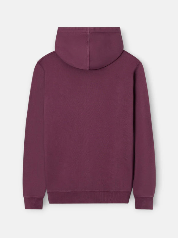 SUDADERA SILBON CREMALLERA GARMENT DYE - PETROLEO