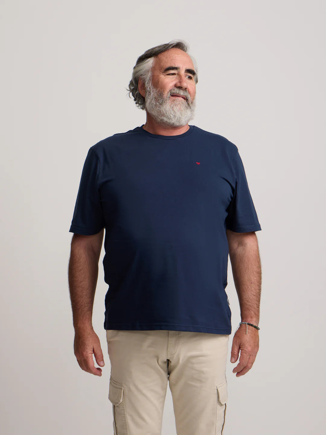 CAMISETA SILBON MINILOGO - MARINO