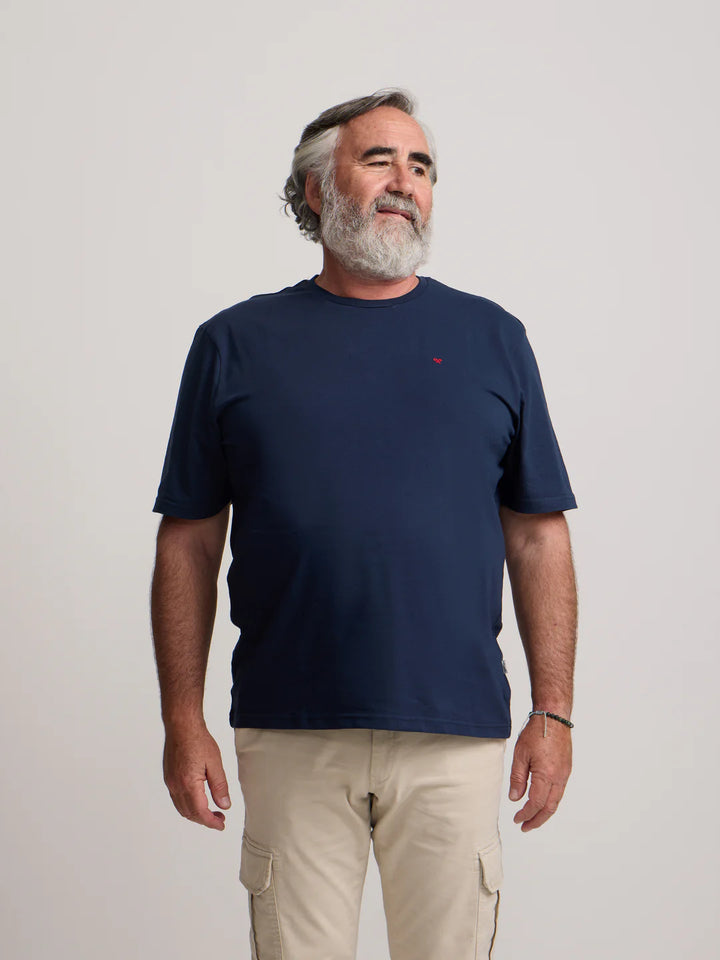 CAMISETA SILBON MINILOGO - MARINO