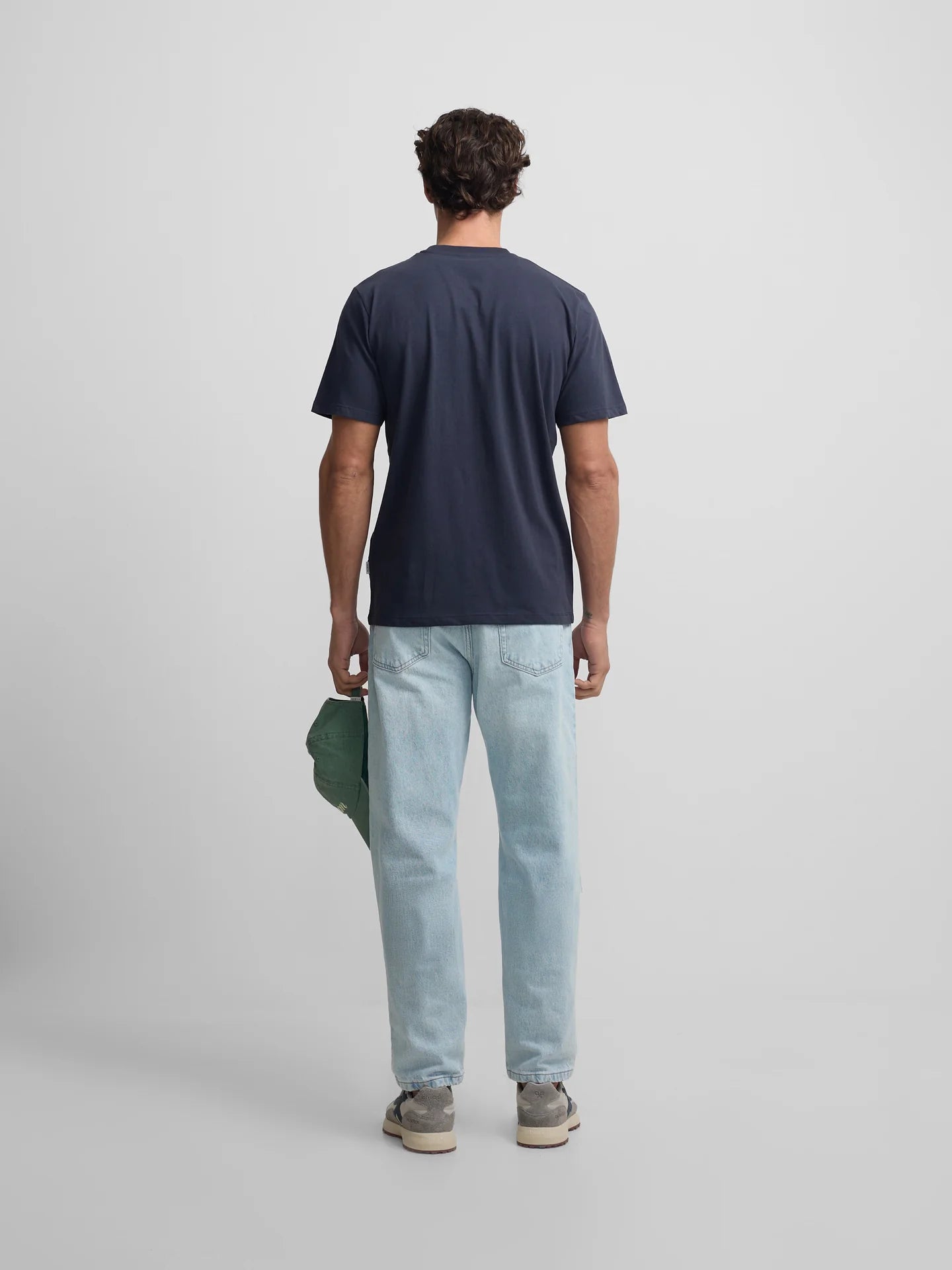 CAMISETA LISA MINILOGO PARCHE SILBON - MARINO