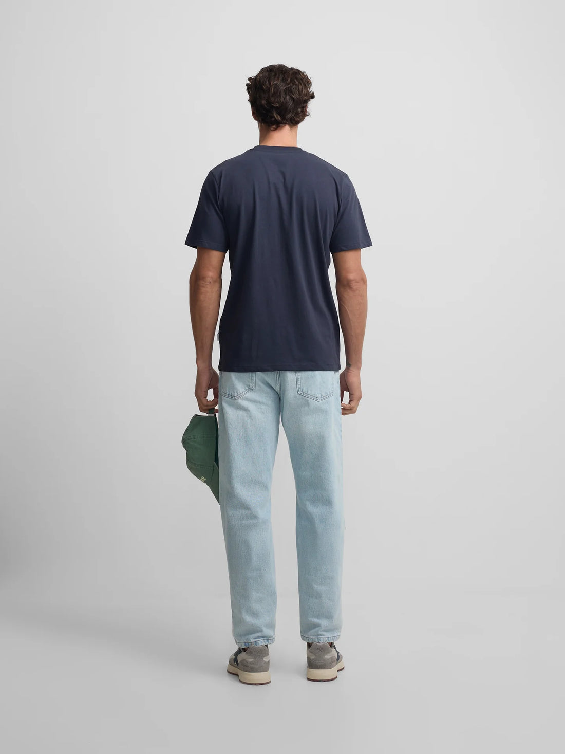 CAMISETA LISA MINILOGO PARCHE SILBON - MARINO