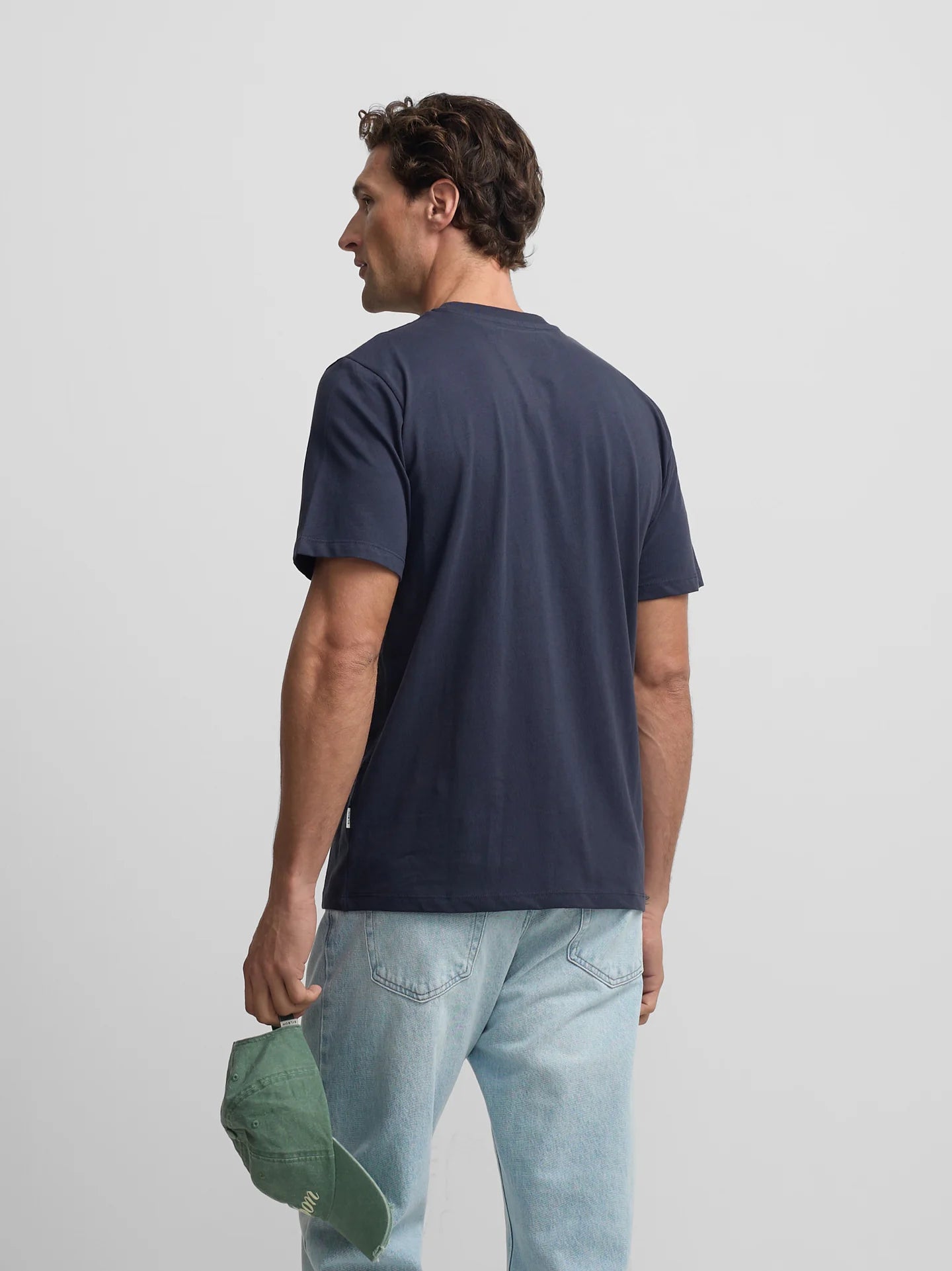 CAMISETA LISA MINILOGO PARCHE SILBON - MARINO