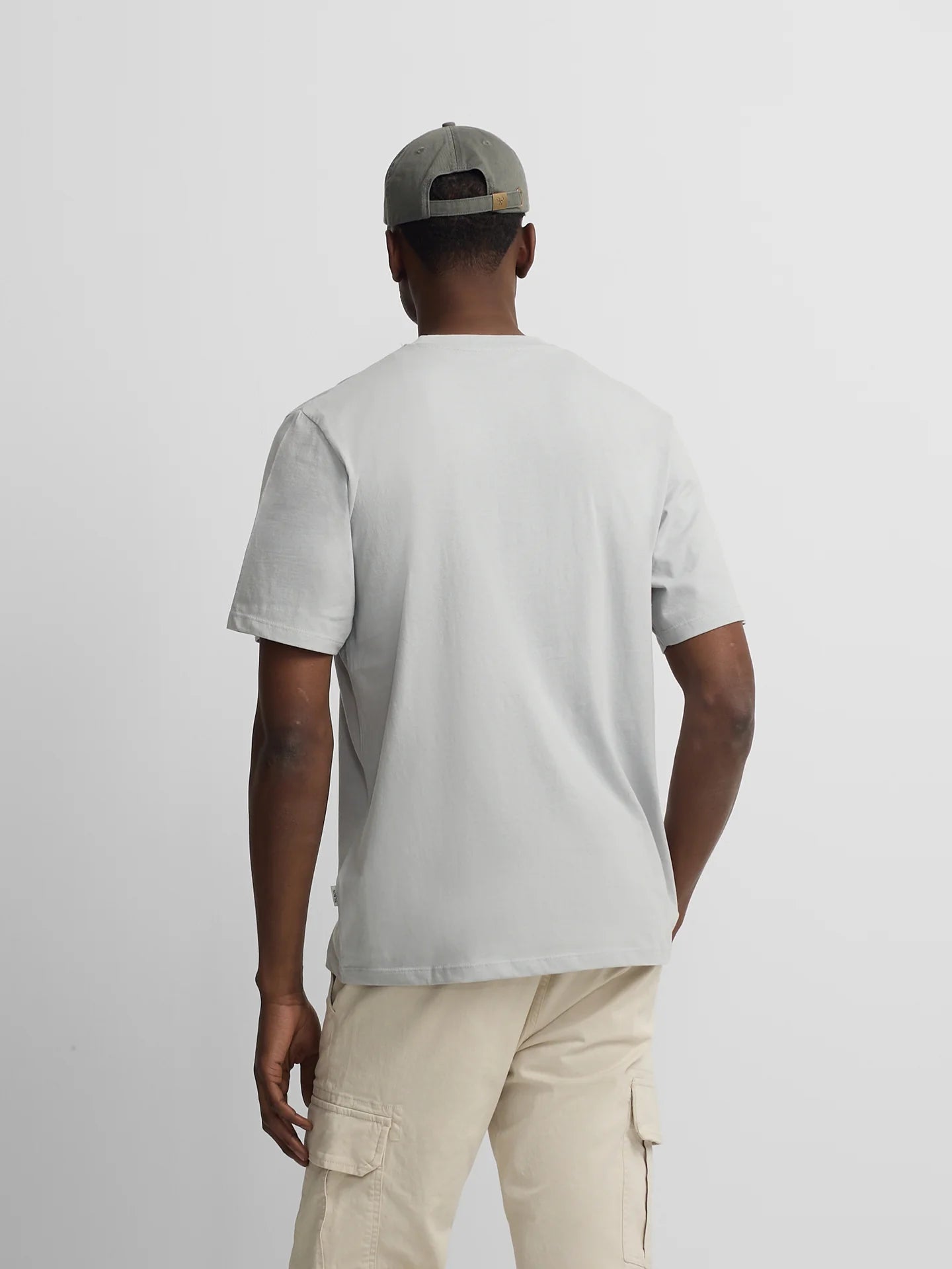 CAMISETA LISA MINILOGO PARCHE SILBON - AZUL