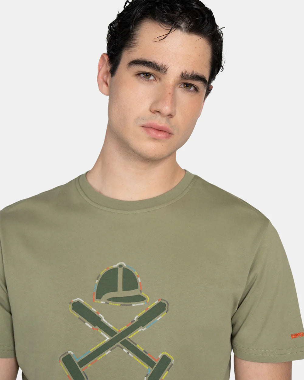 CAMISETA HARPER STITCHING - VERDE