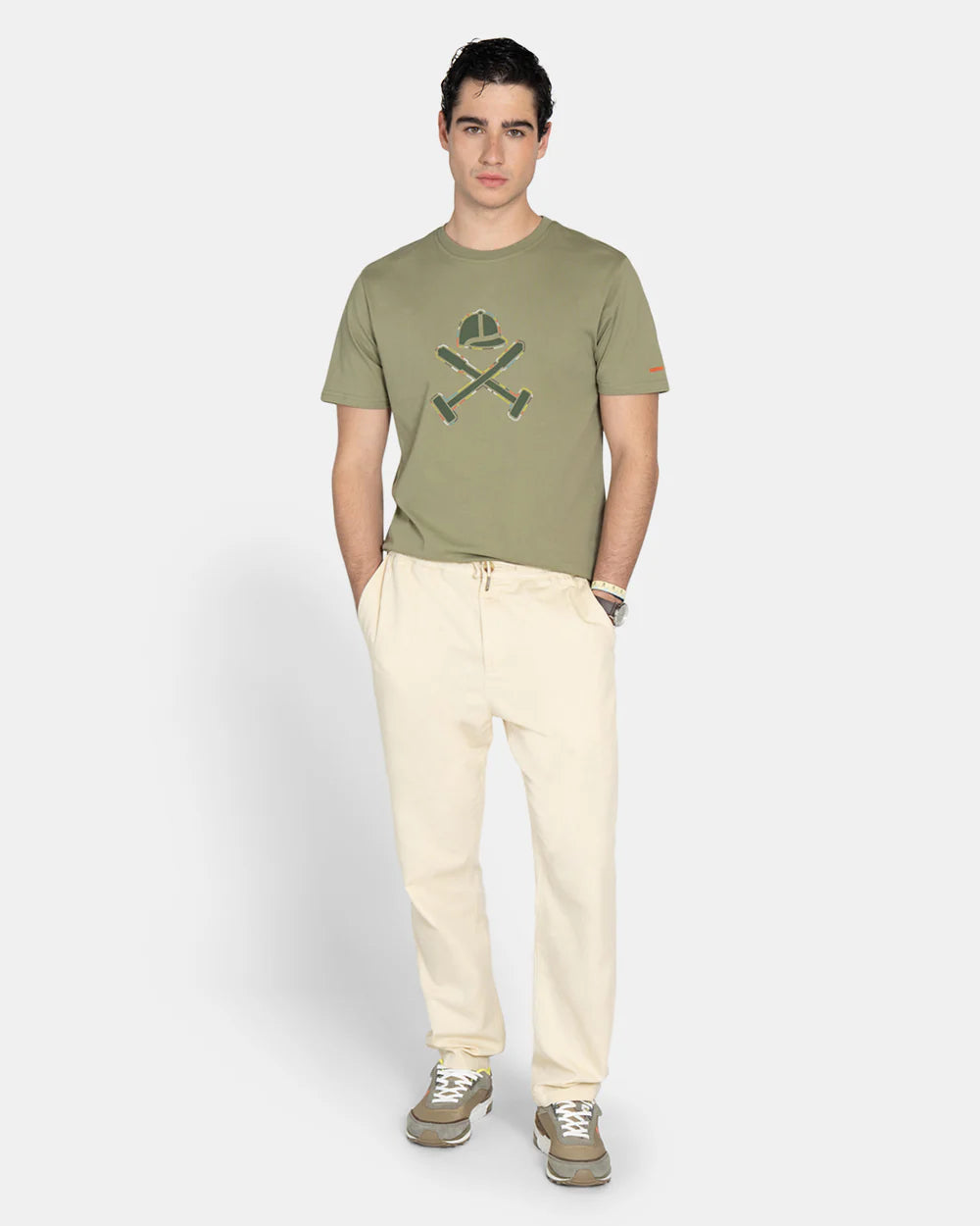 CAMISETA HARPER STITCHING - VERDE
