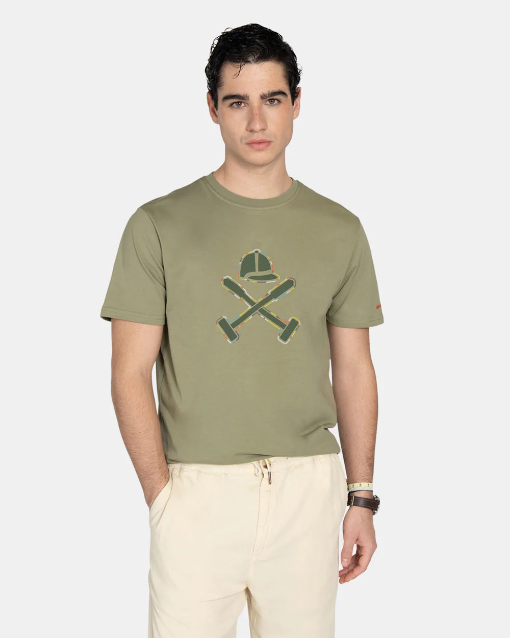 CAMISETA HARPER STITCHING - VERDE