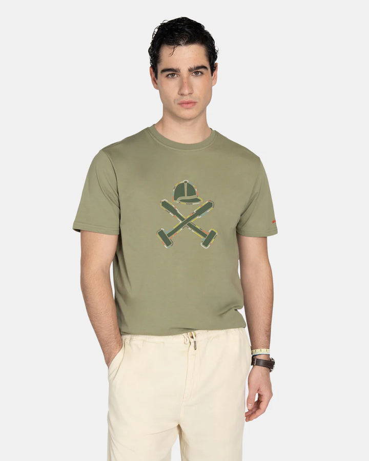 CAMISETA HARPER STITCHING - VERDE