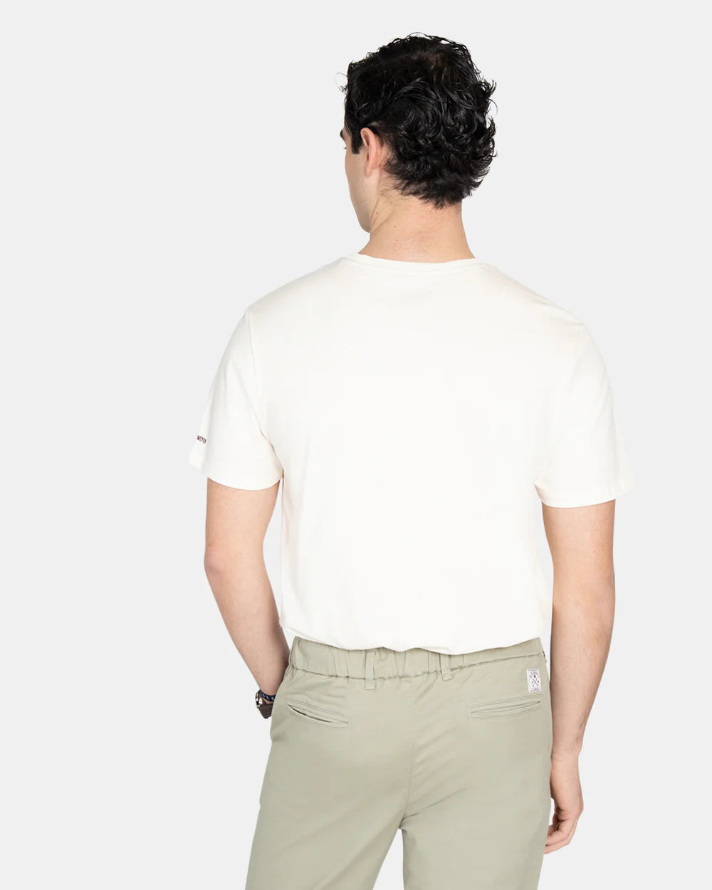 CAMISETA HARPER STITCHING - BEIGE