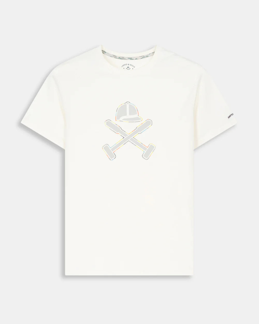 CAMISETA HARPER STITCHING - BEIGE