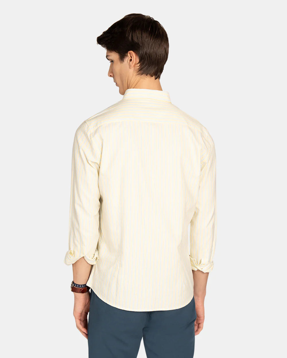 CAMISA HARPER RETRO STRIPED - AMARILLO