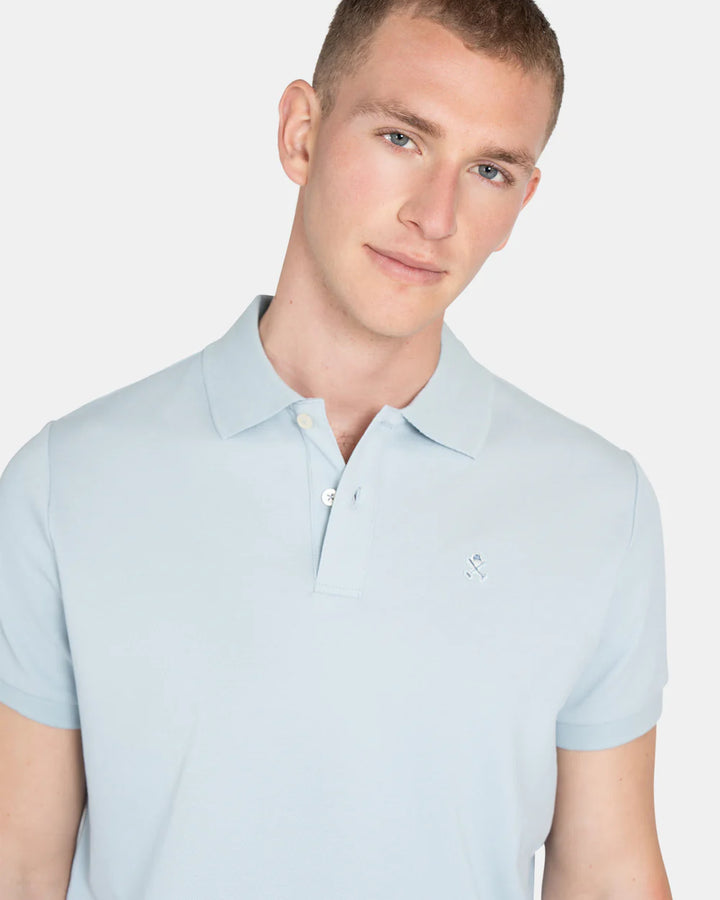POLO HARPER RETRO - CELESTE