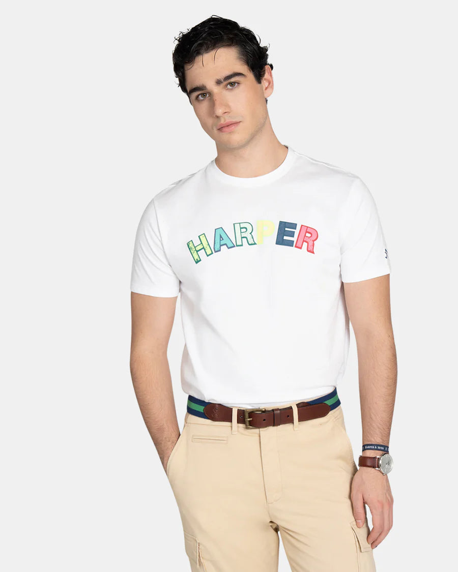 CAMISETA HARPER LOS ANGELES - BLANCO