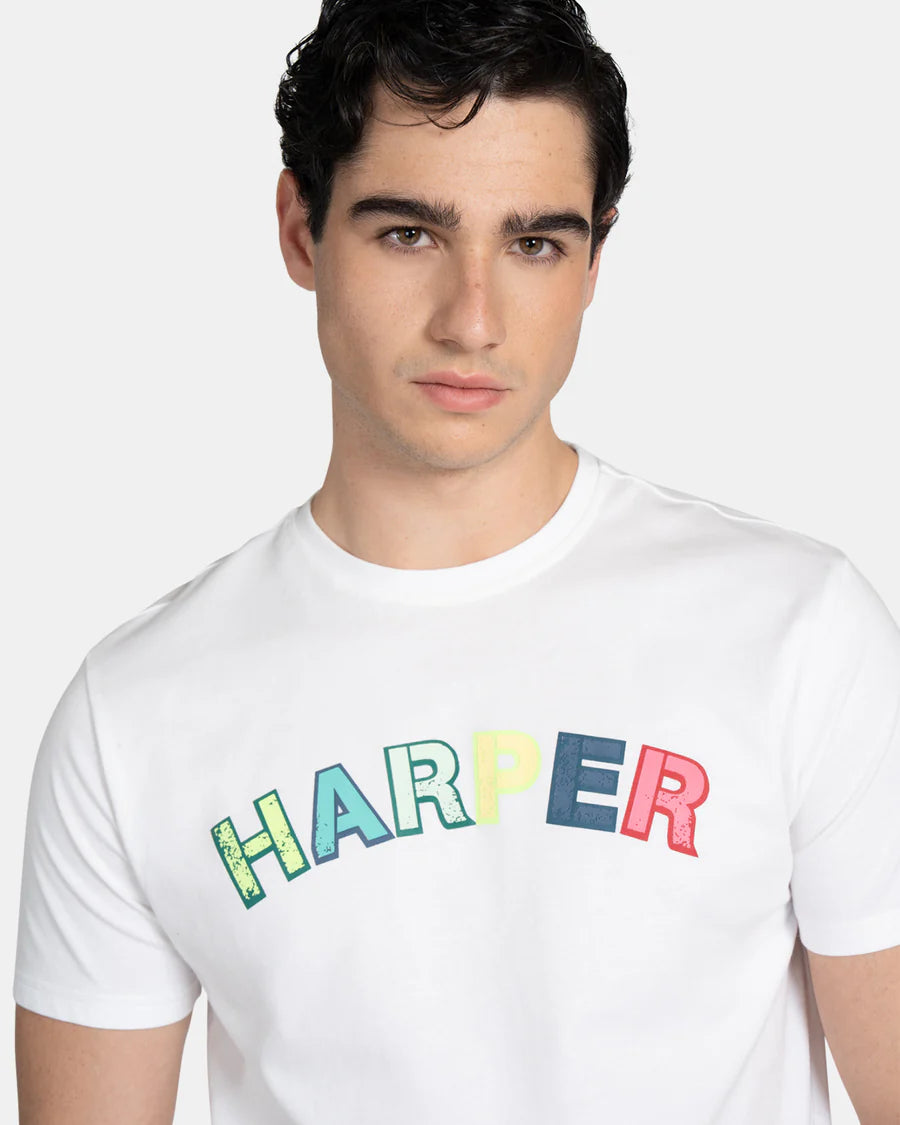 CAMISETA HARPER LOS ANGELES - BLANCO
