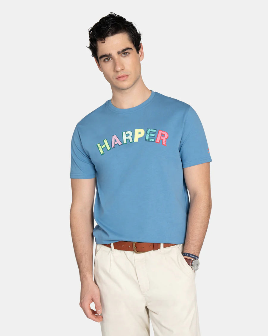 CAMISETA HARPER LOS ANGELES - AZUL