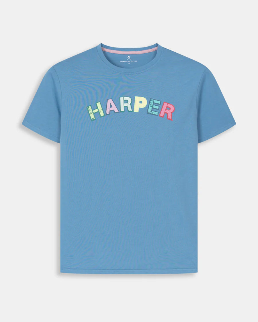 CAMISETA HARPER LOS ANGELES - AZUL