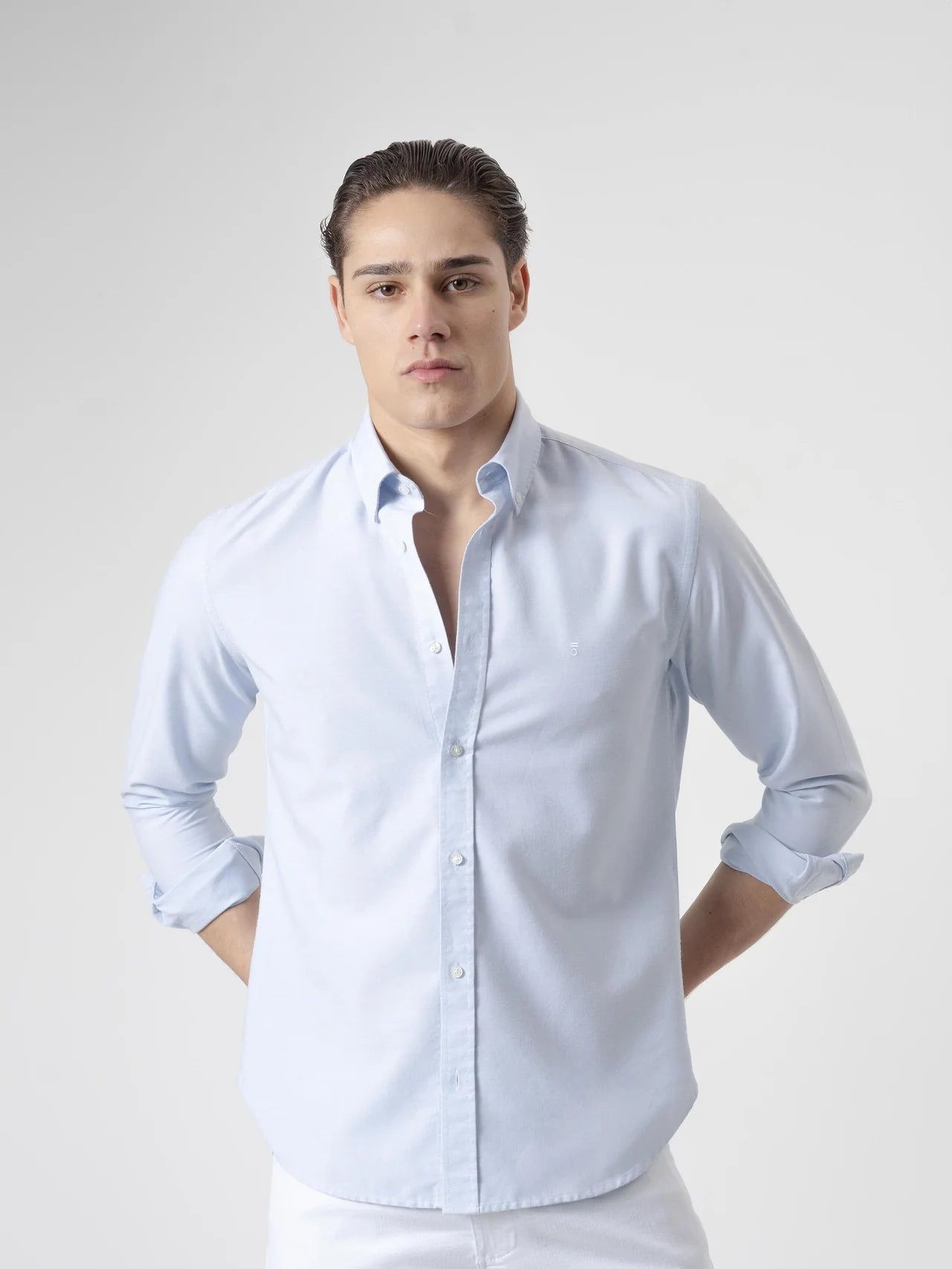 CAMISA AZABACHE CAM311 - CELESTE