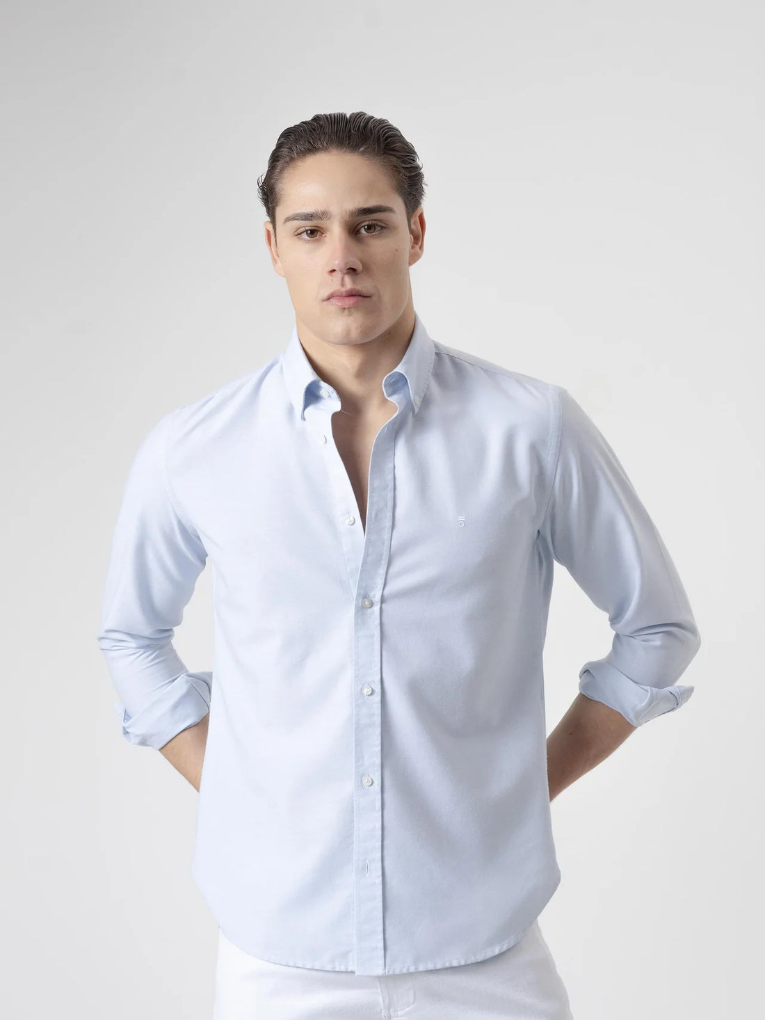 CAMISA AZABACHE CAM311 - CELESTE