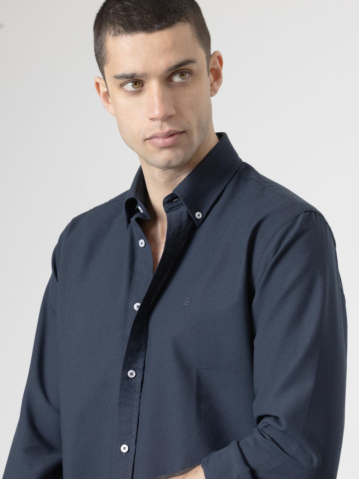 CAMISA AZABACHE CAM68 - MARINO
