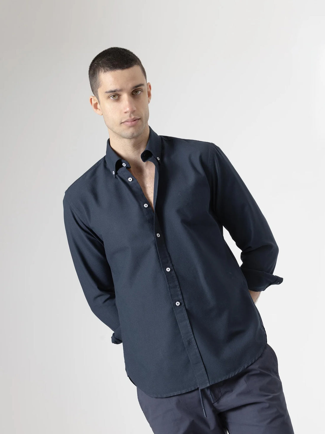 CAMISA AZABACHE CAM68 - MARINO