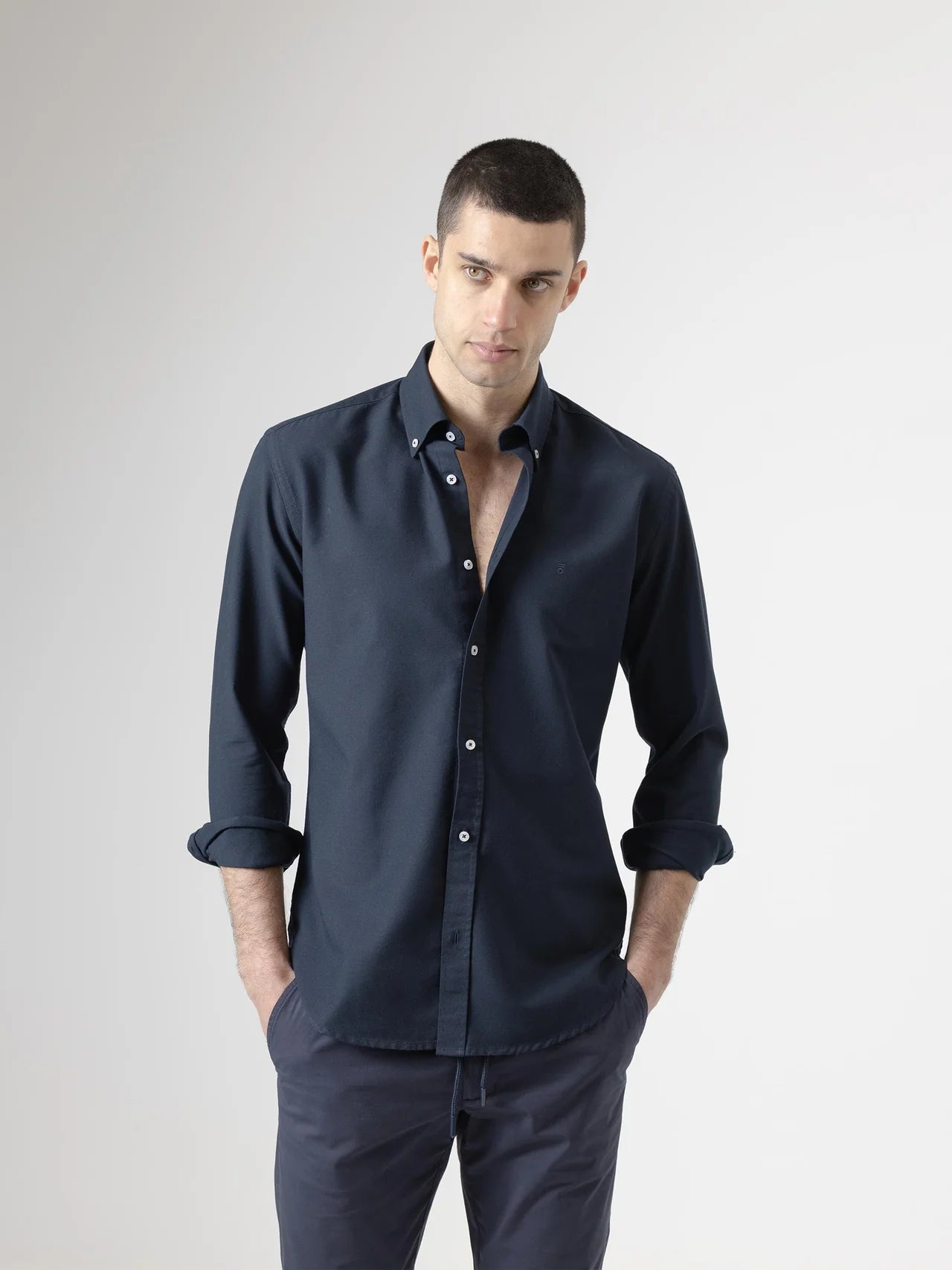 CAMISA AZABACHE CAM68 - MARINO