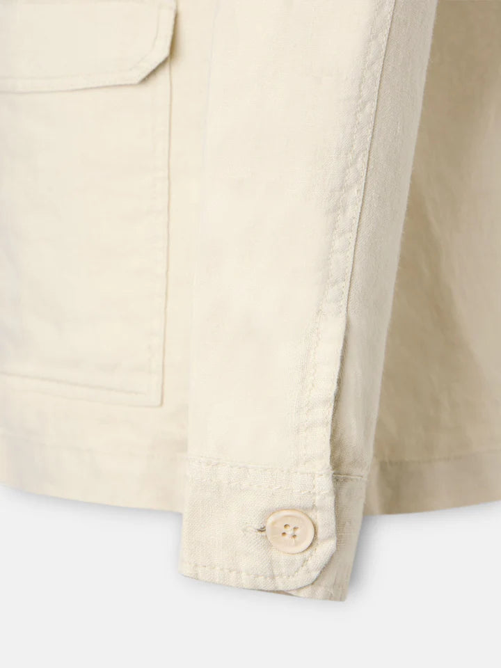 SOBRECAMISA SILBON LINO - BEIGE