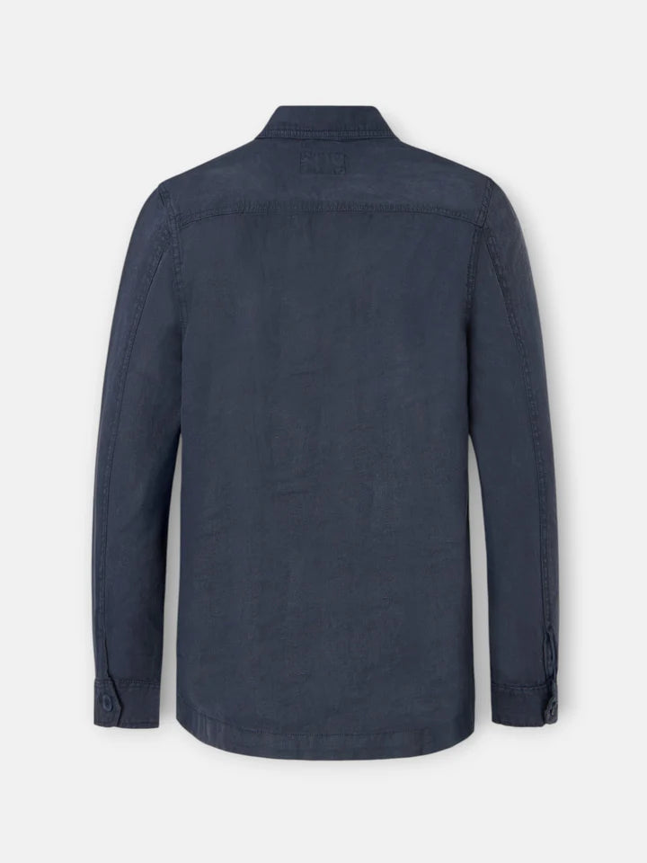 SOBRECAMISA SILBON LINO - MARINO