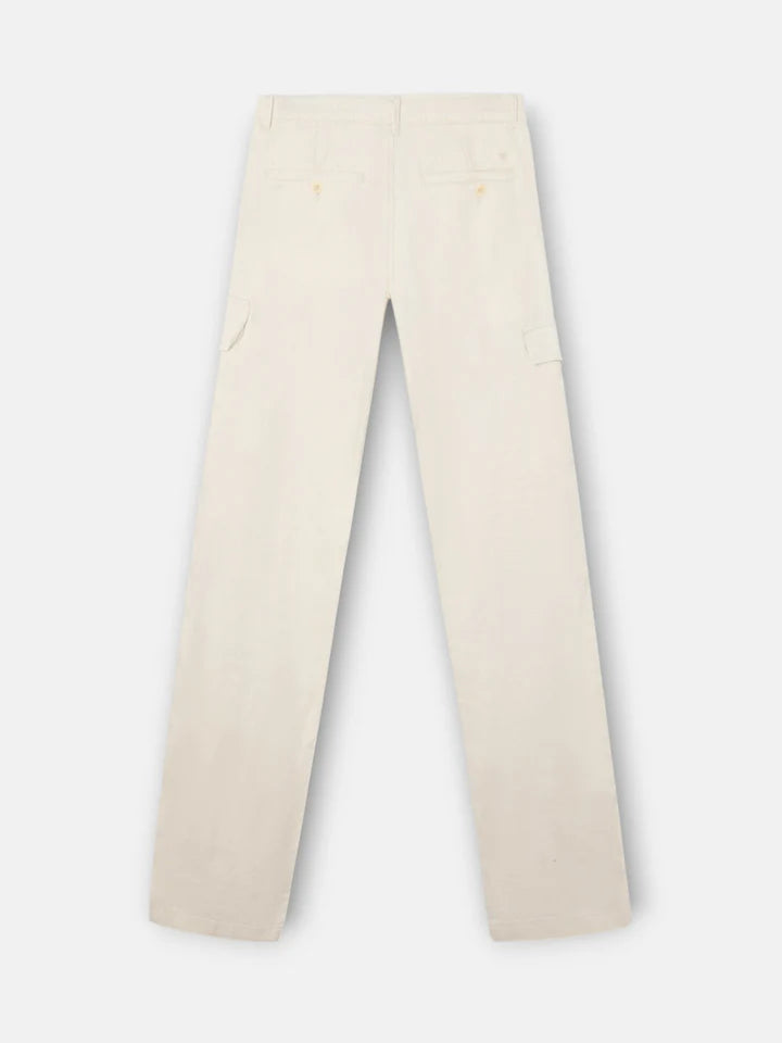 PANTALÓN SILBON SPORT CARGO LINO - PIEDRA