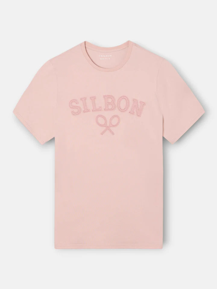 CAMISETA SILBON RAQUETA MEDIA - ROSA