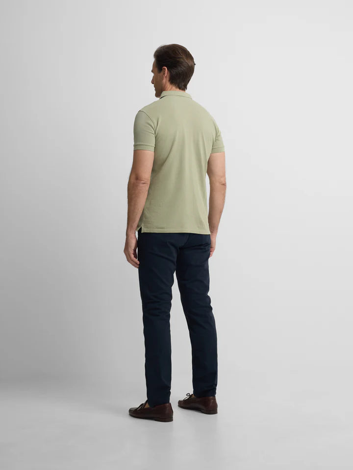 POLO CLASICO SILBON - VERDE MEDIO