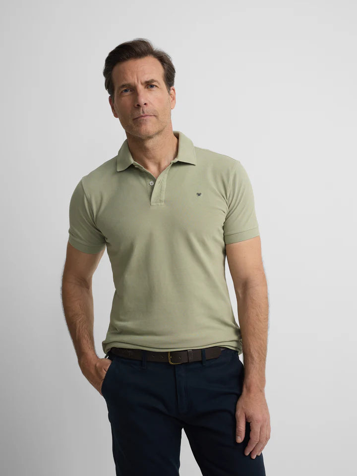 POLO CLASICO SILBON - VERDE MEDIO