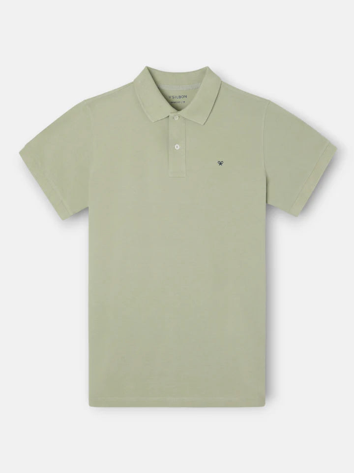 POLO CLASICO SILBON - VERDE MEDIO