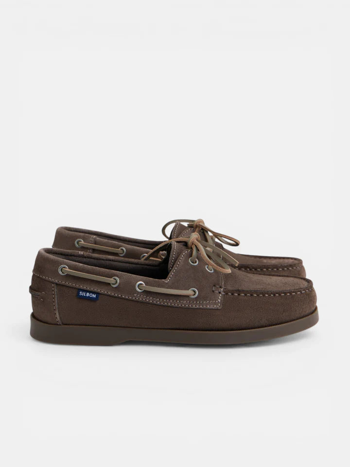 ZAPATO SPORT NAUTICO SILBON - MARRON