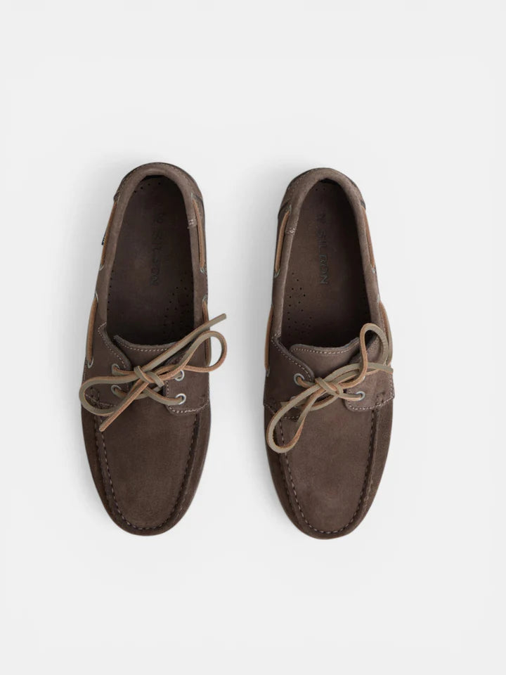 ZAPATO SPORT NAUTICO SILBON - MARRON